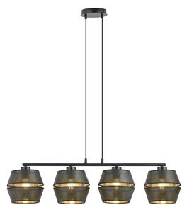 Emibig modern függeszték malia fekete arany emi1185/4