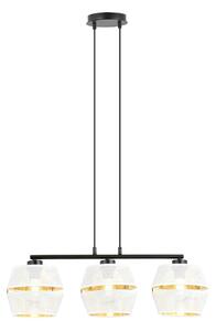 Emibig modern függeszték piano fehér fekete arany emi1182/3