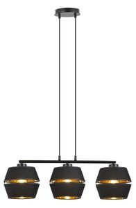 Emibig modern függeszték piano fekete arany emi1183/3