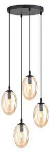Emibig modern függeszték astral fekete mézédes emi1267/4prem