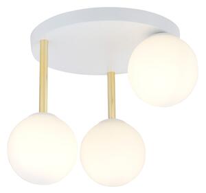 Emibig modern mennyezeti lámpa dolce fehér arany emi1261/3