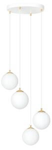 Emibig modern függeszték royal fehér arany emi1244/4