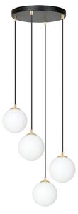 Emibig modern függeszték royal fehér fekete arany emi1243/4