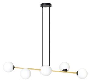Emibig modern függeszték gravity fehér fekete arany emi1241/6