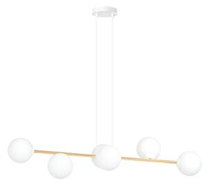 Emibig modern függeszték gravity fehér arany emi1242/6