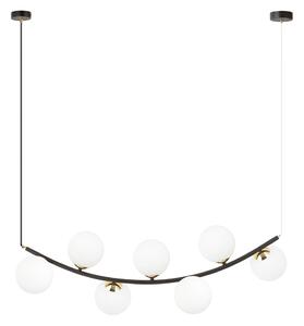 Emibig modern függeszték ritz fehér fekete arany emi1298/7