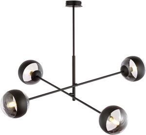 Emibig modern függeszték linear fekete átlátszó emi1168/4