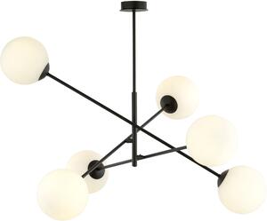 Emibig modern függeszték linear fehér fekete emi1169/6