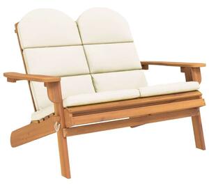 Akácfa Adirondack Kerti Pad - 2 személyes - 126cm