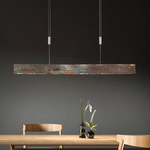 Quitani LED-es függőlámpa Malu, arany oxidált, hossza 100 cm