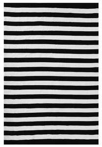 Kültéri szőnyeg TAVAS Fekete/fehér 140 x 200 cm