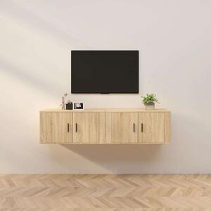 Falra Szerelhető TV Szekrény Szett - Sonoma Tölgy - 160cm