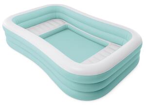 Családi medence, Intex Swim Center Family Lounge, 264 × 165 × 56 cm, kék, 780 literes, felfújható, beépített ülésekkel (58497)