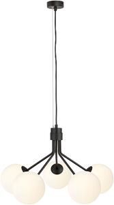 Emibig modern skandináv függeszték nova fehér fekete emi1138/5