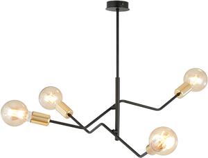 Emibig modern mennyezeti lámpa bolt fekete emi1125/4
