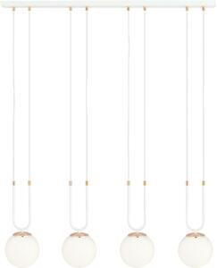 Emibig modern függeszték glam fehér emi1115/4