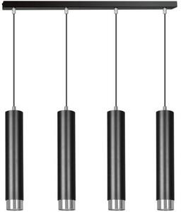 Emibig modern függeszték kibo króm fekete emi643/4