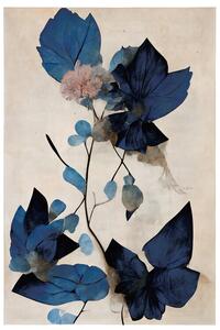 Illusztráció Blue Dry Flowers, Treechild