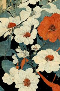 Illusztráció Asian Flowers, Treechild