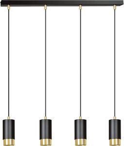 Emibig modern függeszték fumiko fekete arany emi817/4