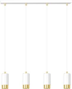 Emibig modern függeszték fumiko fehér arany emi815/4