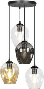 Emibig modern függeszték istar fekete emi682/4prem