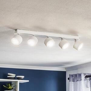 Eko-Light Cloudy mennyezeti spotlámpa, 5 izzós, fehér, dimmelhető, Fehér / opál, Nappali / Étkező, fém, Modern
