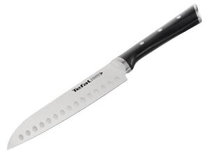 Tefal Tefal - Rozsdamentes acél kés santoku ICE FORCE 18 cm króm/fekete GS0159