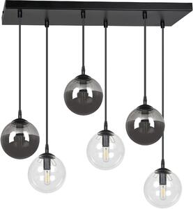 Emibig modern függeszték cosmo fekete emi714/6m2