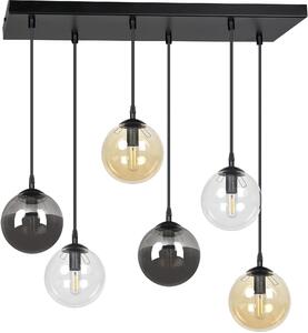Emibig modern függeszték cosmo fekete emi714/6m1