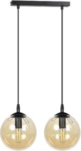 Emibig modern függeszték cosmo borostyán fekete emi713/2