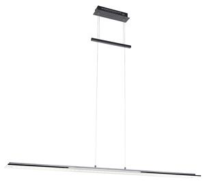 Moderne hanglamp zwart 145 cm dimbaar - Kahan