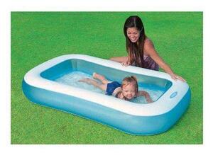Intex 166x100x28 cm felfújható Medence (57403NP) - fehér-kék