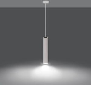 Emibig modern függeszték luna fehér króm emi955/1