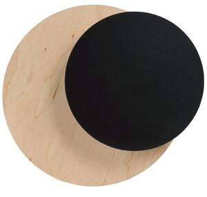 Emibig modern fali lámpa circle fekete emi971/2