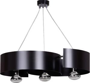 Emibig modern függeszték vixon króm fekete emi284/3