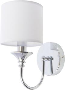 Cosmolight glamour modern fali lámpa abu dhabi fehér króm cosw01837ch-wh