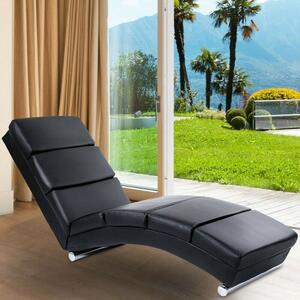 MIADOMODO Relax fotel RELG01 Fekete 155 cm