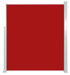 VidaXL piros behúzható oldalsó terasznapellenző 160 x 300 cm