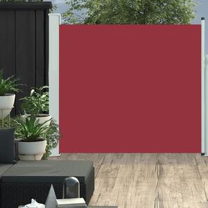 VidaXL piros kihúzható oldalsó terasznapellenző 170 x 300 cm