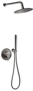 Zuhanyrendszer Novaservis Ferro Ciriculus egykaros csapteleppel gun metal BCK7PGM-SET1-S