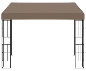 VidaXL tópszínű falra szerelhető szövetpavilon 3 x 3 m