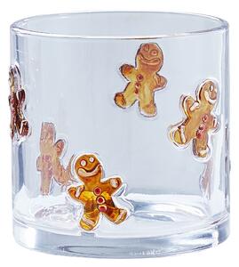 X-MAS szélfogó 10 cm , mézeskalács figura