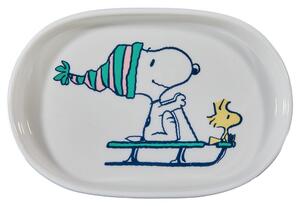 PEANUTS ovális tálka , Snoopy és Woodstock