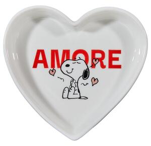 PEANUTS szív alakú tálka 10,3 cm , Amore