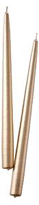 TWIN FLAME gyertya 31cm 2 db , arany