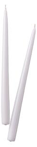 TWIN FLAME gyertya 31cm 2 db , fehér