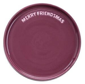GOOD VIBES tányér Ø15cm , MERRY FRIENDSMAS