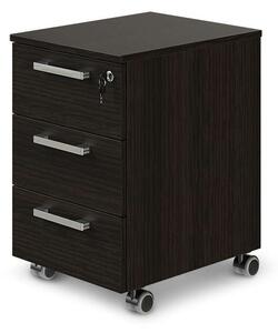 Mobil konténer TopOffice 40,8 x 50,4 cm, wenge