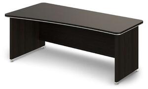 TopOffice ergonomikus asztal 200 x 100 cm, bal, wenge